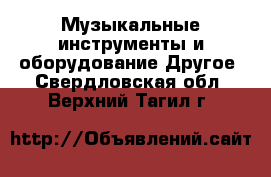 Музыкальные инструменты и оборудование Другое. Свердловская обл.,Верхний Тагил г.